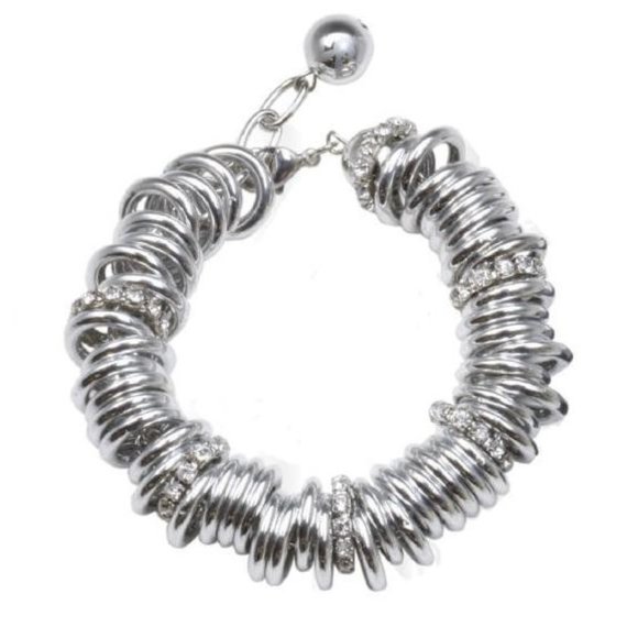 Playboy Bracelet Bunny Crystal Infinity Rings NWT NIB HTF RARE y2k Authentic Hot - Picture 4 of 10